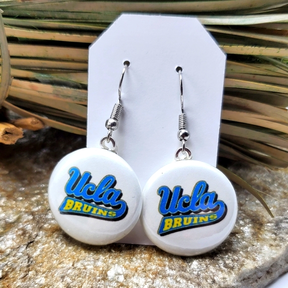 UCLA Bruins Earrings NCAA Pac 12 Alumni Souvenir Dangle Drop Jewelry NWT - Picture 1 of 3